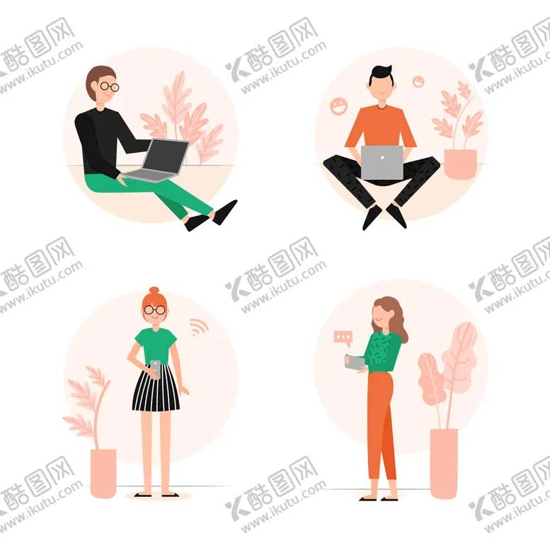 编号：15453802121944571117【酷图网】源文件下载-使用电子产品
