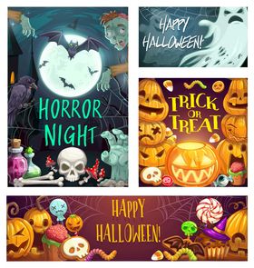 万圣节主题节日装饰海报