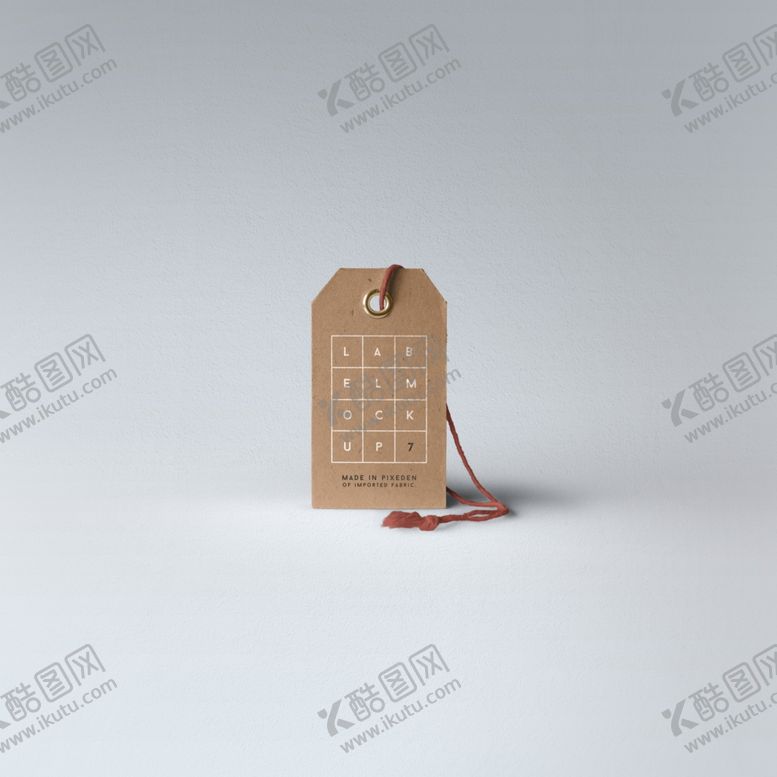 编号：71518110121827318831【酷图网】源文件下载-服装吊牌标签样机