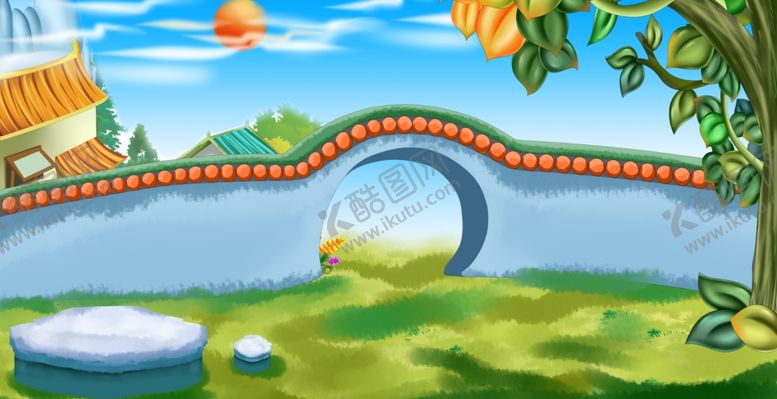 编号：28682702130947329254【酷图网】源文件下载-卡通院子