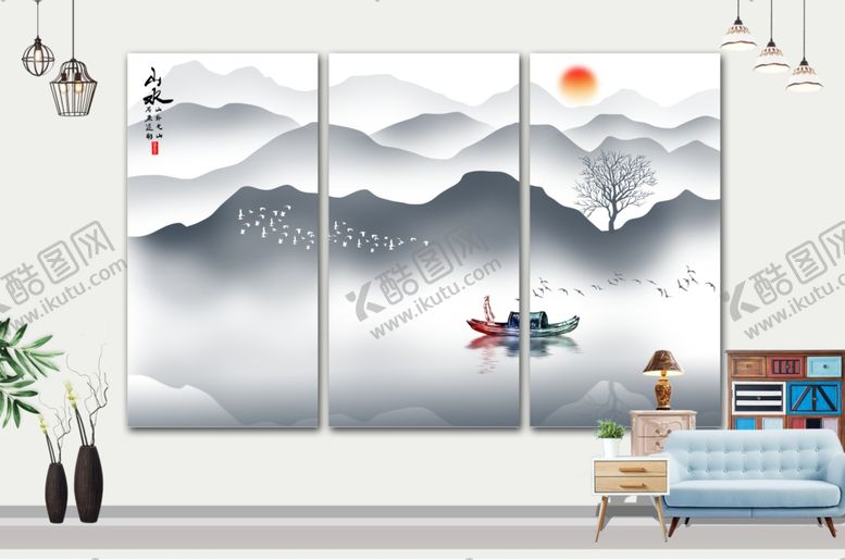 编号：25400709260028424331【酷图网】源文件下载-山水画