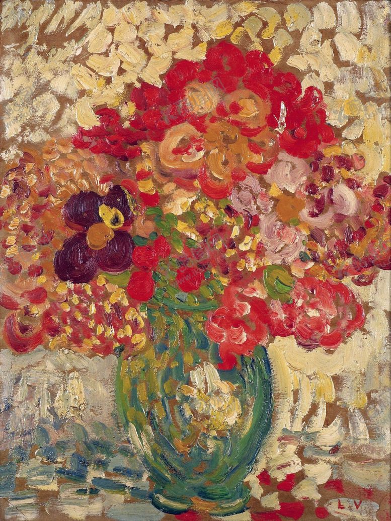 编号：99983910300525285016【酷图网】源文件下载-植物花朵装饰油画