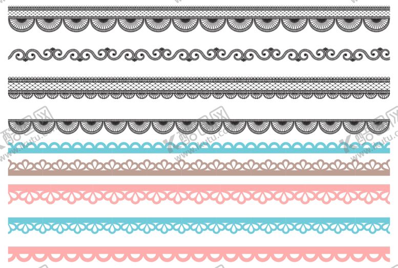 编号：44190510030215009464【酷图网】源文件下载-花边