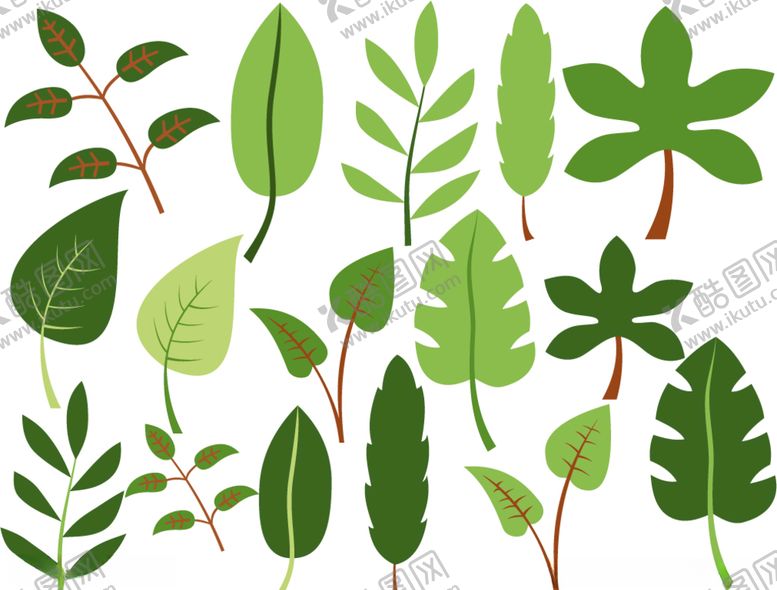 编号：26884509240711402806【酷图网】源文件下载-卡通植物树叶