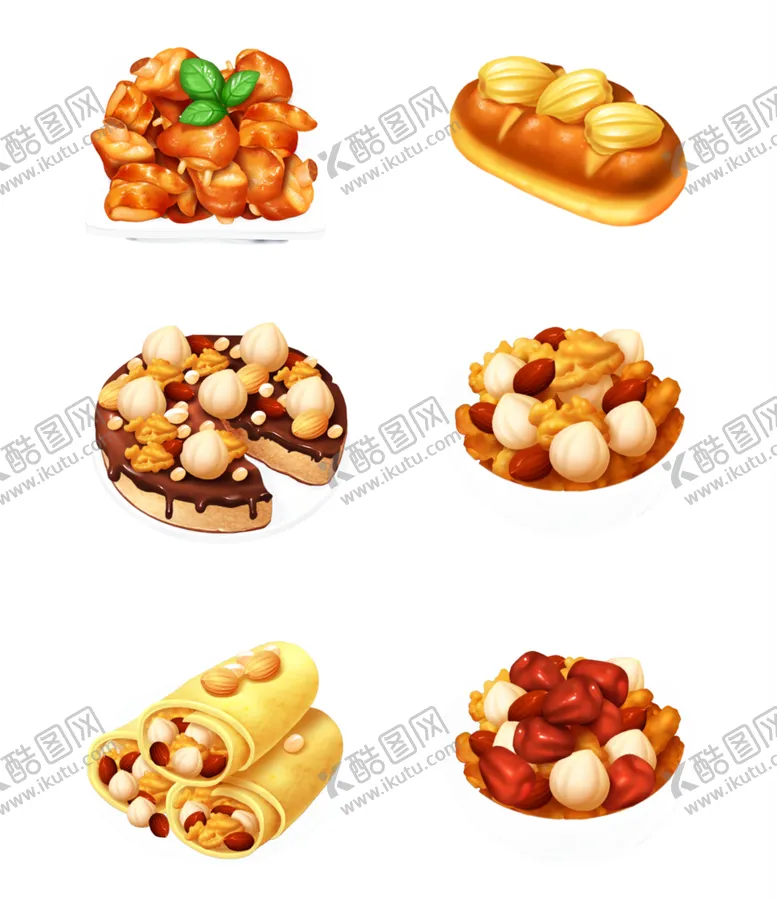 编号：18856806300855141528【酷图网】源文件下载-手绘蛋糕