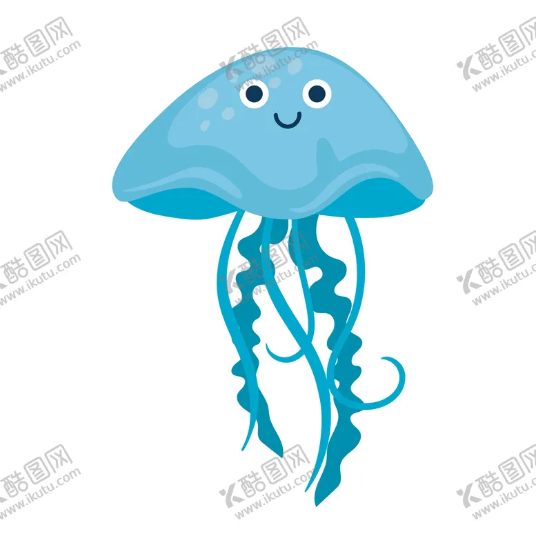 编号：96137410020151193826【酷图网】源文件下载-卡通水母