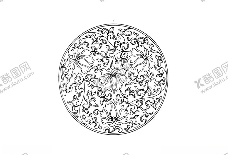 编号：18143010011856021512【酷图网】源文件下载-中国古典花纹