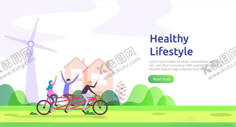 编号：61334810130815559438【酷图网】源文件下载-健康骑行
