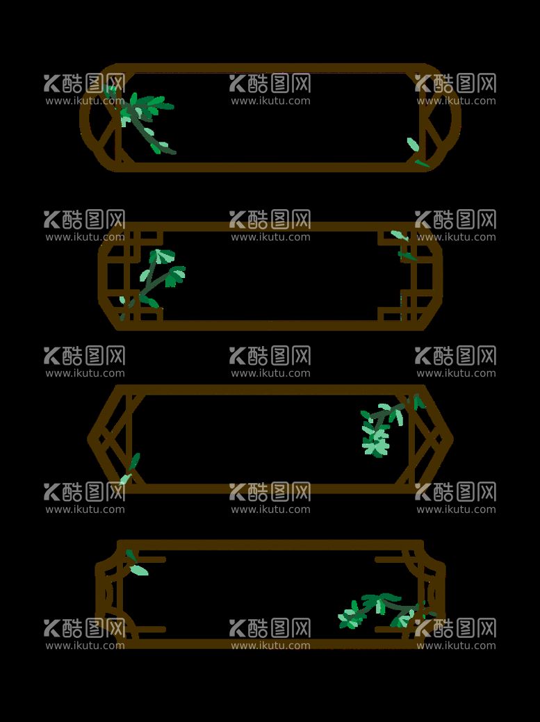 编号：04372110120605252059【酷图网】源文件下载-中式边框