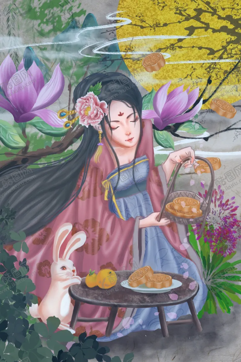 编号：86084011230726259677【酷图网】源文件下载-国潮美女