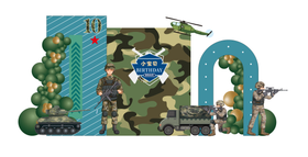 卡通战士军人生日