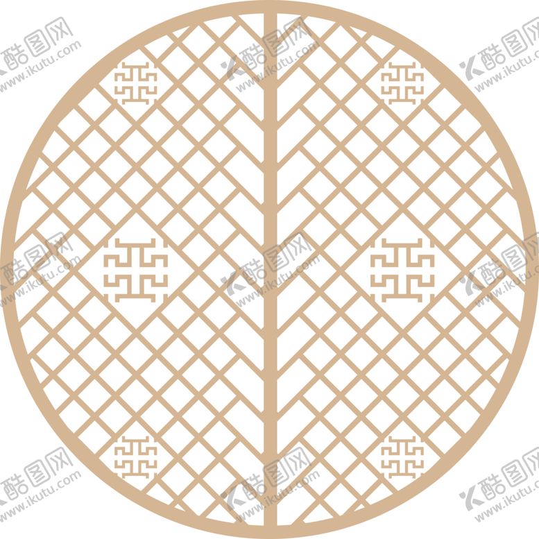 编号：91181207121344584034【酷图网】源文件下载-中式传统图案花纹矢量