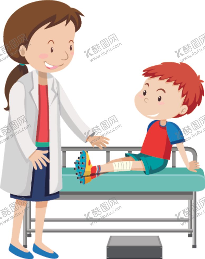 编号：94073005110245352330【酷图网】源文件下载-卡通伤病儿童