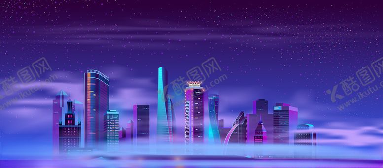 编号：55971305161536084085【酷图网】源文件下载-霓虹城市