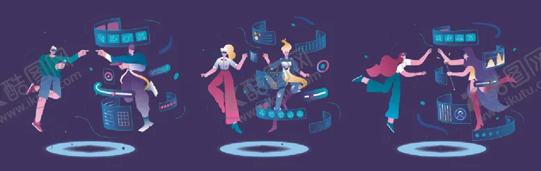 编号：42924206250246263680【酷图网】源文件下载-科技人物插画