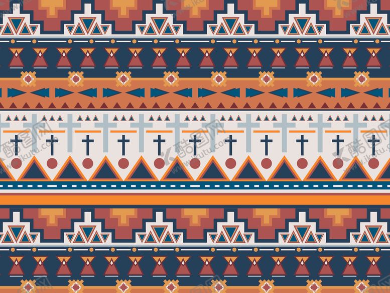 编号：73900410281308542885【酷图网】源文件下载-民族花纹图案