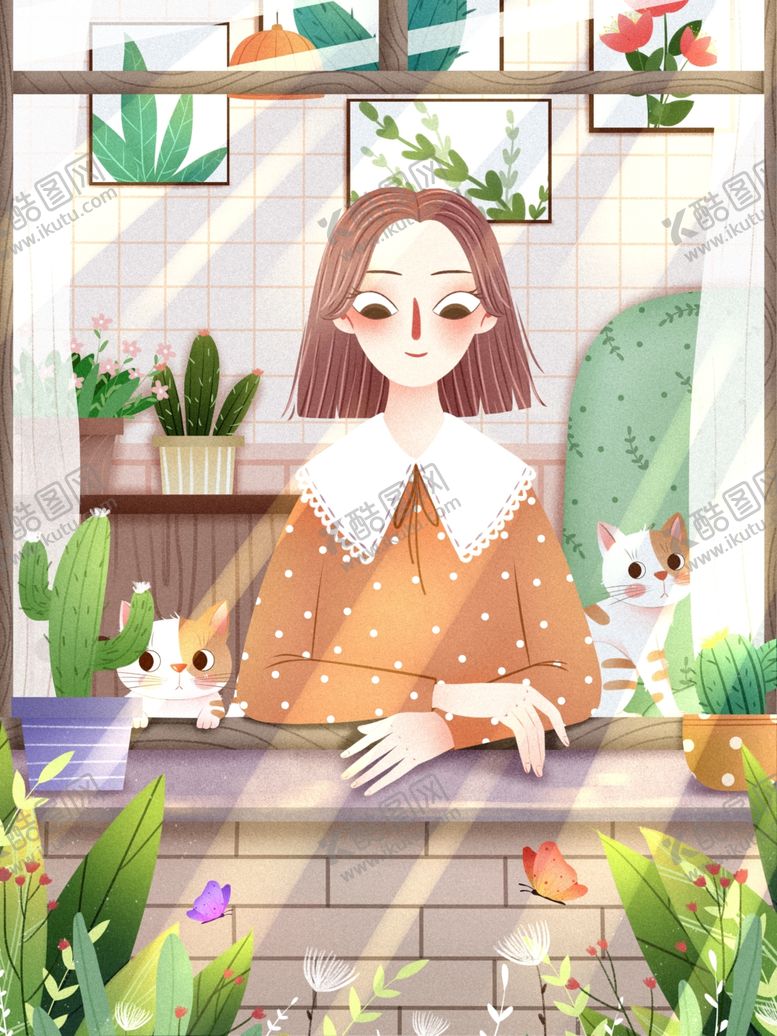 编号：92400406290058216104【酷图网】源文件下载-创意卡通插画图案