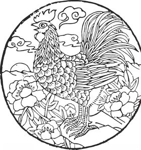 镂空花图案边雕铁艺雕装饰