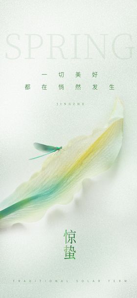 惊蛰创意海报