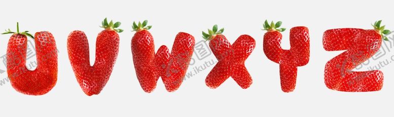 编号：94593509120428432441【酷图网】源文件下载-草莓创意字母