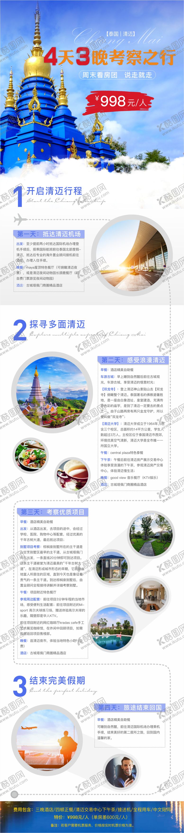 编号：80283111211333476018【酷图网】源文件下载-高端旅游地产考察行程长图