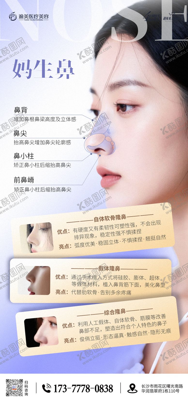 编号：91679309080332533818【酷图网】源文件下载-鼻子科普海报