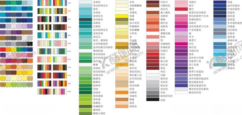 编号：50869704062016057138【酷图网】源文件下载-色卡