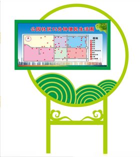 铁艺造型宣传栏