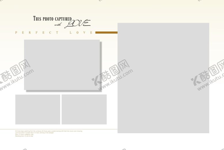 编号：91335105081954394817【酷图网】源文件下载-结婚婚纱照相册设计模板