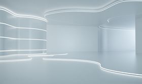 c4d空间立体场景模型