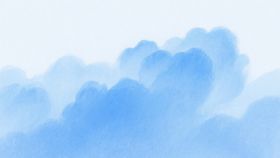 梦幻蓝色云朵背景图
