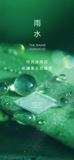 雨水海报