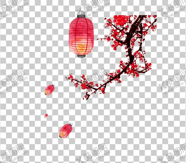 编号：44623706240252408282【酷图网】源文件下载-透明底梅花