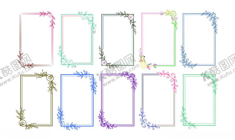 编号：52697004081834048037【酷图网】源文件下载-花纹边框