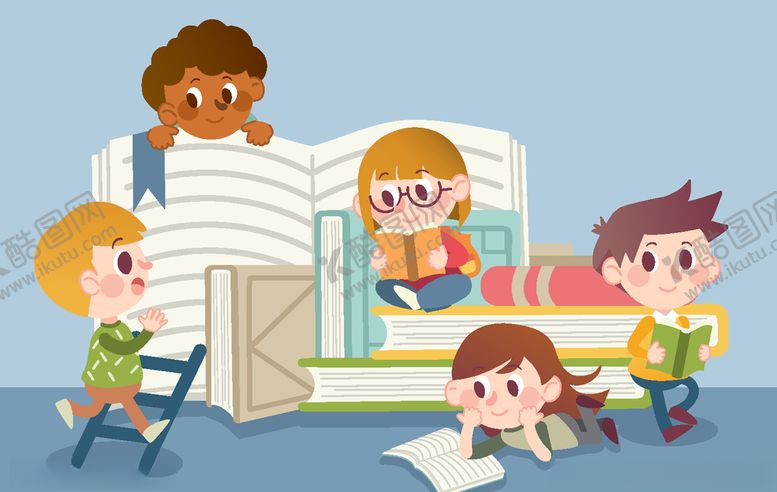 编号：30016710071058441730【酷图网】源文件下载-卡通阅读
