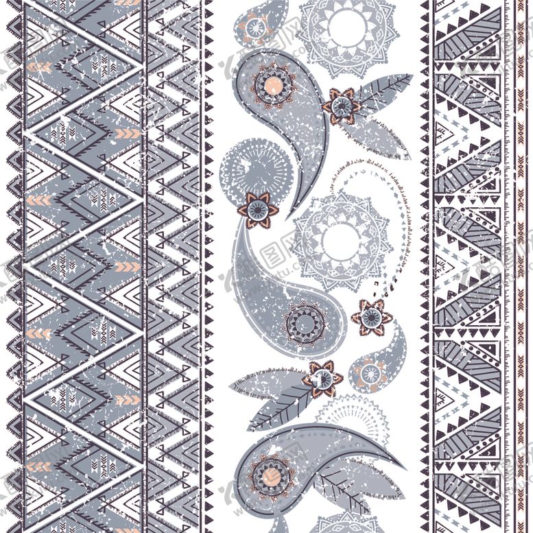 编号：14567609281838545857【酷图网】源文件下载-民族图案