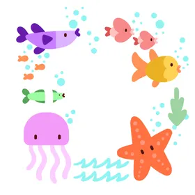 海洋背景保护环境大相关展板