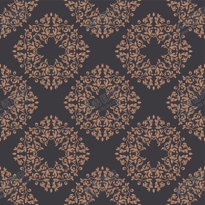 编号：95311410291038154168【酷图网】源文件下载-连续花纹