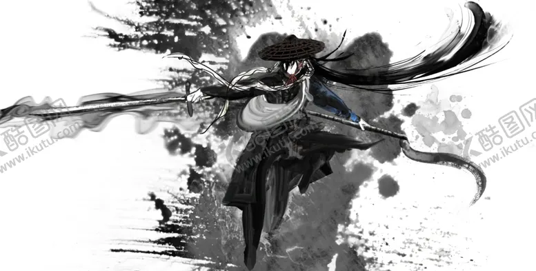编号：11849406252238131378【酷图网】源文件下载-武侠剑客国风古风插画背景素材