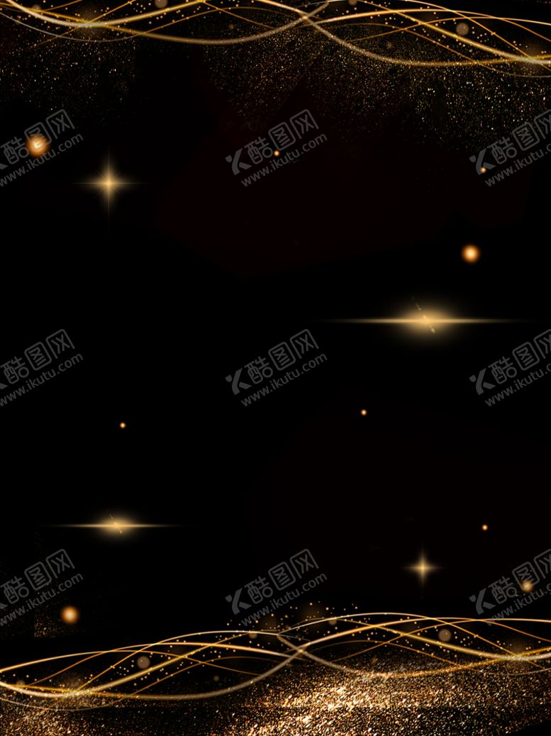 编号：87447110310621384519【酷图网】源文件下载-黑金背景