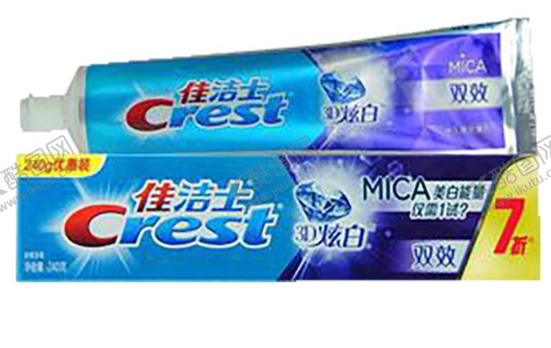 编号：90934806190507187577【酷图网】源文件下载-佳洁士3D炫白双效牙膏7折装