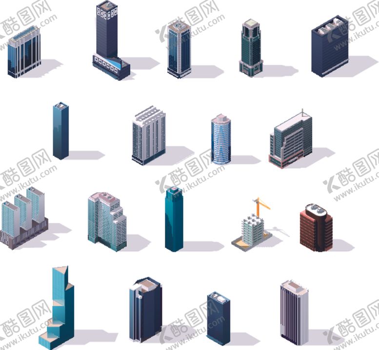 编号：83136607040953144627【酷图网】源文件下载-卡通城市建筑
