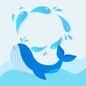 海洋背景宣传画保护环境卡通