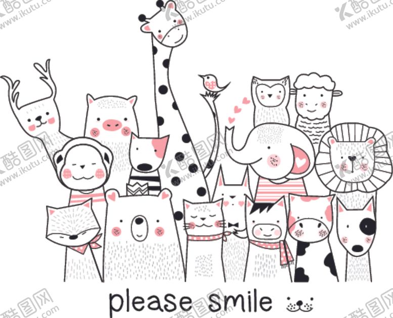 编号：26443309171419439220【酷图网】源文件下载-卡通动物