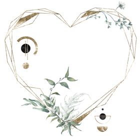 小清新水彩植物树枝