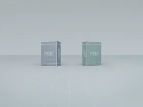 包装盒样机挂纸高端方