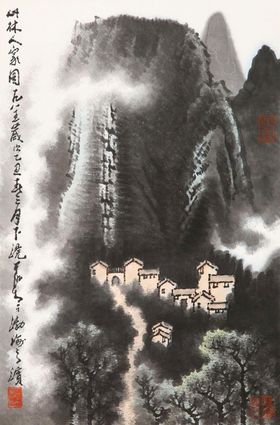 李可染国画作品