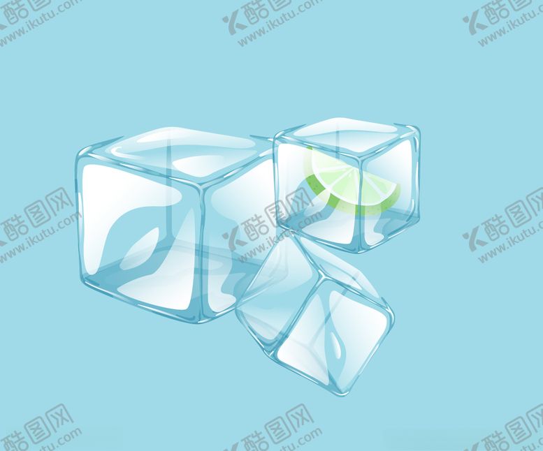 编号：15127309230349241222【酷图网】源文件下载-冰块（矢量）