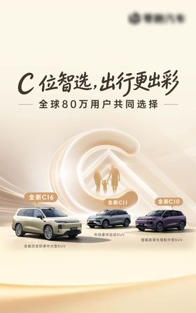 全新C系上市灯箱竖版