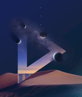 创意星空海报